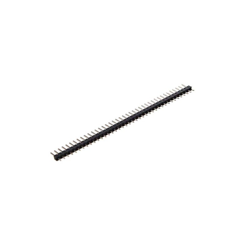 VKLSVAN 20pcs 40Pin 2.54mm Single Row Terminal Pin Header Strip