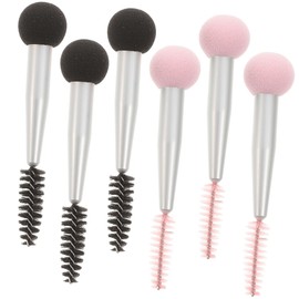 Baluue 6pcs Double-ended Eyebrow Makeup Brush Powder Sponge for Lash Foundation