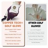 Copper Tech Women's Golf Gloves with Ball Marker - Ladies