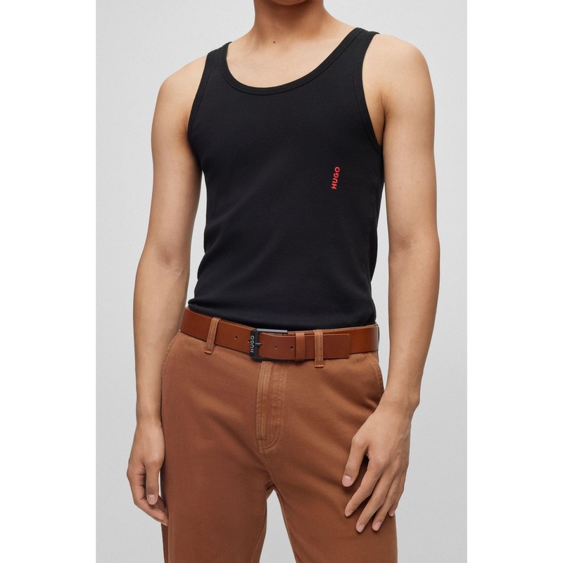 HUGO Men's Belt, Medium Brown210