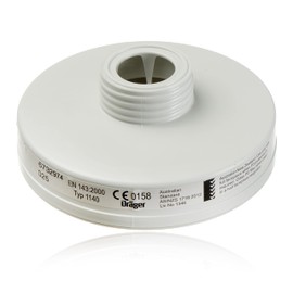 Dräger X-plore Rd40 Particle Filter 1140 P3 R for Aerosols/Particles, Pack of 3, Replacement Filter for Full and Half Masks X-plore 4740 and 6300