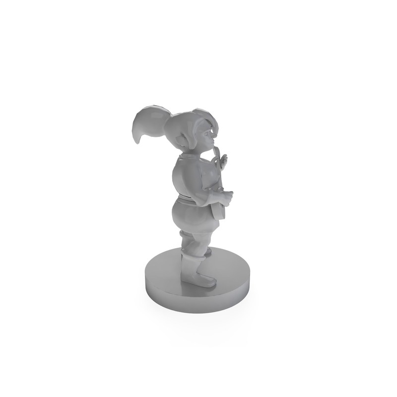 Halfling Female Bard Tabletop DND Gaming Miniature