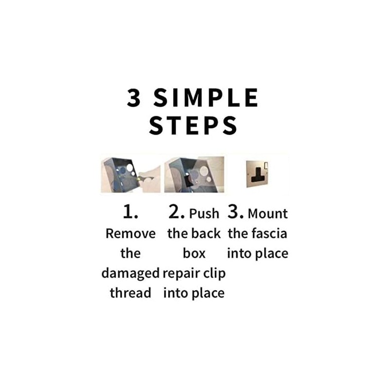 Back Box Repair Clips - Pack of 4 | Damaged