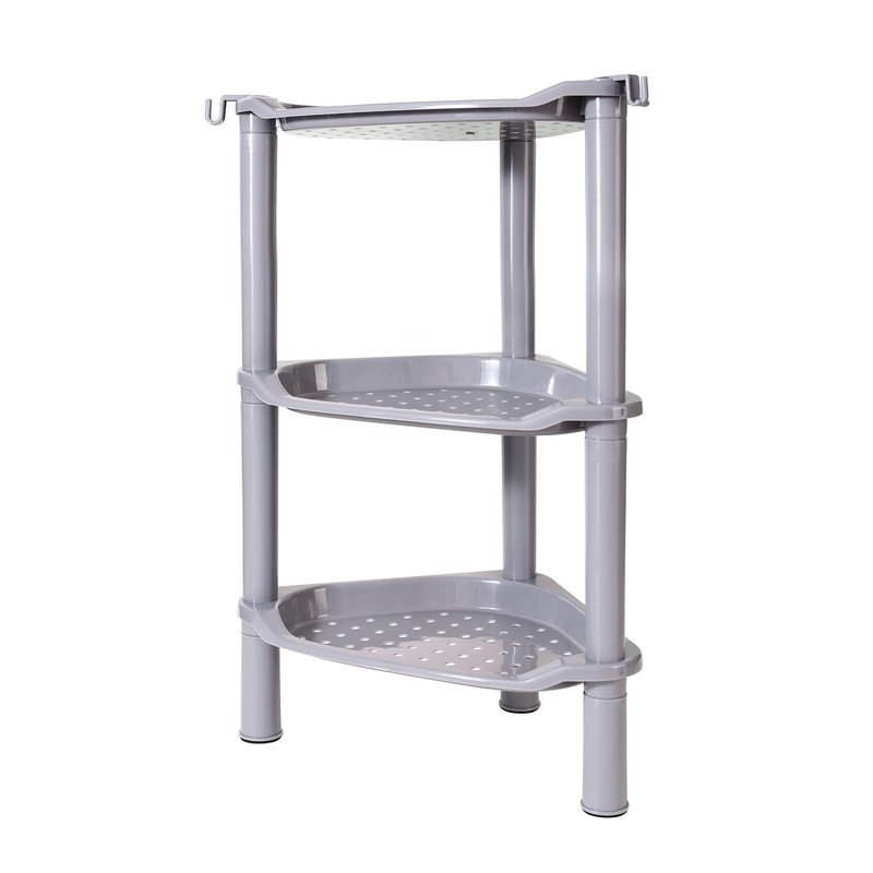 SLZBCY 3 Tier Shower Caddy Corner,Plastic Shower Shelf Organizer for