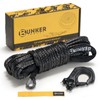 BUNKER INDUST 1/4" x 50' Synthetic Winch Rope Kit,11023LBS Winch