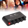 Professional Audio Mixer, 4 in 1 Out Mic Mixer Extender