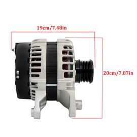 12V 190A Alternator Compatible with Mercedes W205 C300 2015-2018, C253 GLC300 2016-2019, GLC350e 2020, Metris 2018-2021 L4 2.0L A0009067703, 0125812058, 0125812010, 20571N