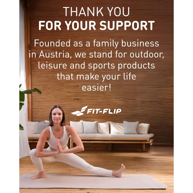 Fit-Flip Yoga towel nonslip, lightweight and quick dry