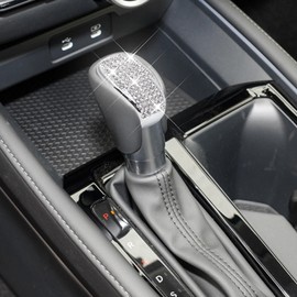 ZSJO Bling for Honda Car Accessory Gearbox Shift Cover Fit for 11th Gen Honda Accord Civic CR-V 2024. (Silver 5)