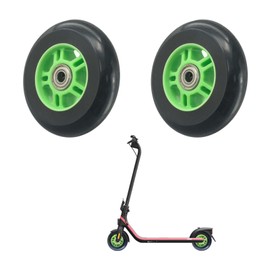 tintoke Pack of 2 Scooter Wheels, 100 mm Stunt Scooter Wheels, Scooter Tyres, Scooter Wheels, Replacement Wheels for Scooters, Scooter Replacement Wheels, with Ball Bearings, for Wheels of Scooters