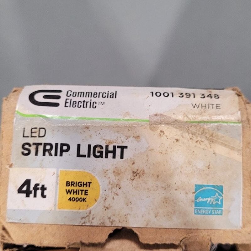 Commercial Electric 4 Ft. 32-Watt Equivalent Plugin Direct Wire LED