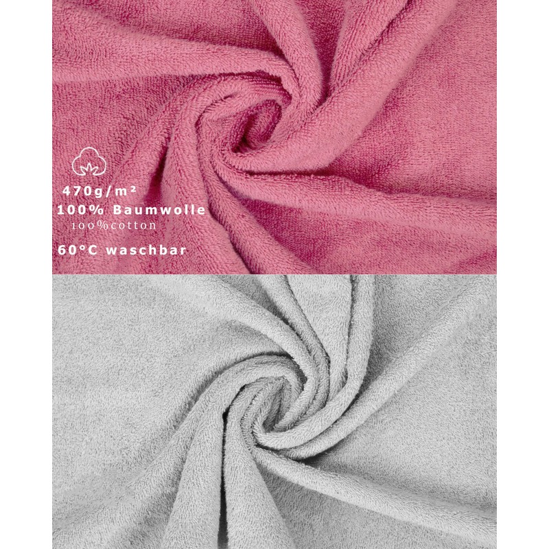 Betz Pack of 10 Wash Glove Mitts PREMIUM 100% Cotton