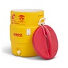 Igloo 10 Gallon Industrial Beverage Cooler, Yellow/Red/White