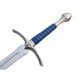 GLADIUS CRAFTS | Legendary Wizard's Sword Replica | Stainless Steel Blade | Hand Crafted with Metal Crossguard | Wall Mounting Plaque & Scabbard Included | Collector's Piece