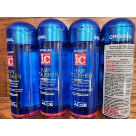 Fantasia 4 FANTASIA IC HAIR POLISHER FOR COLOR TREATED & DAMAGED HAIR & ALOE 6 FL OZ EACH