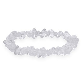 Lebensquelle Plus Rock Crystal Chip Bracelet | Real Rock Crystal | High Quality Gemstone Bracelet, Crystal, Crystal