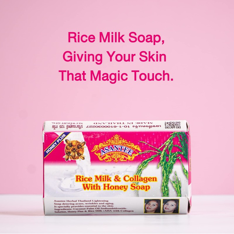 ASANTEE Rice Milk with Collagen and Honey - Luxurious Body