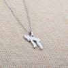 Jewish Chai Necklace Bar Mitzvah Bat Mitzvah Gift (Silver)