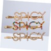 FOMIYES Sets Fashion Hair Clips for Women Girls Letter Hairpin