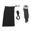 30X Magnifier White Purple Yellow 3 Color Light USB Rechargeable