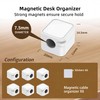 IFOCUTY 6 Pack Magnetic Cable Clips, Adhesive Cord Holder for