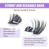 GAQQI Lash Clusters, Eyelash Clusters 120PCS C Curl Individual Lashes,