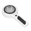 Reading Magnifying Glass 15X Magnification 3 Colors Adjustable LED Illuminated