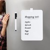 2Pcs Magnetic Dry Erase Board, 5.8"x8.3" Small Dry Erase White