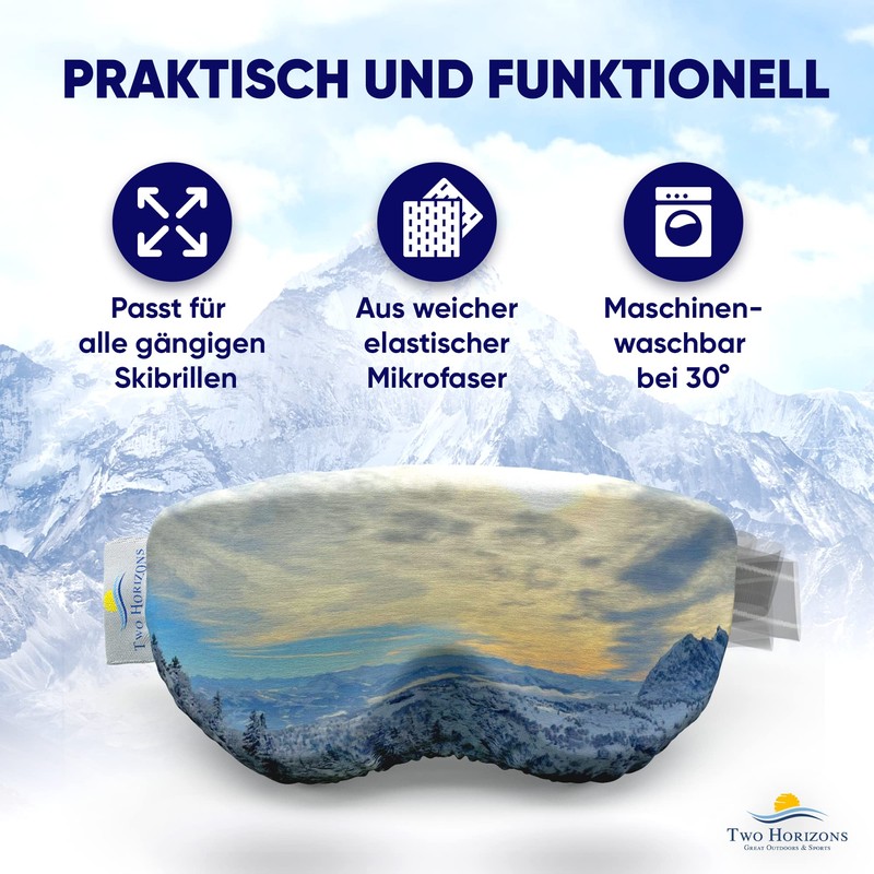 Two Horizons Ski Goggles Protective Cover | Protects Against Scratches