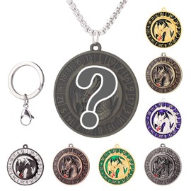 Haxtec D20 Spinner Dice with Keychain & Necklace Gifts for Boyfriend