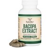 Double Wood Supplements Cápsulas Bacopa Monnieri, Sin Omg, Sin Gluten,
