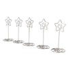20PCS Desk Memo Clips Table Number Holder Star Shape Metal