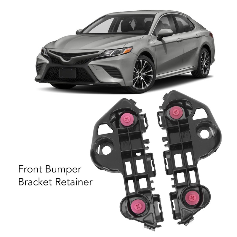 2 Pcs Front Bumper Bracket Retainer 52536‑33060 Beam Hold Mount