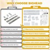 BigHead WX4-A019 JXA019K Microwave Under Cabinet Mounting Kit Replacement for