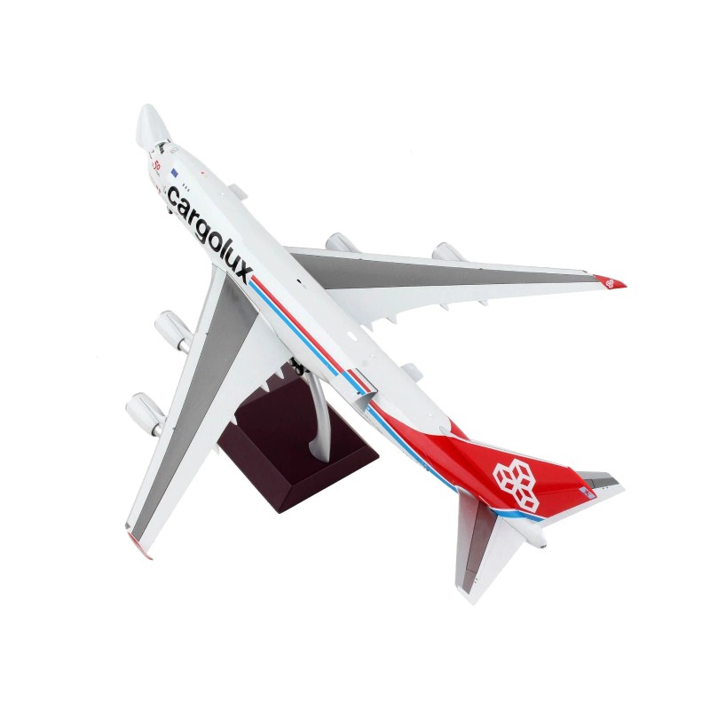 DCD Boeing 747-400F Commercial Aircraft Cargolux 1/200 Diecast Model Gray