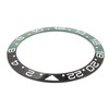 38mm Diameter GMT Watch Bezel Insert Ring Black Green Base
