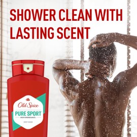 Old Spice Old Spice High Endurance Body Wash for Men, Pure Sport Scent, 24 fl oz (Pack of 2)
