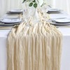 DROMCOM Pack of 2 90 x 300 cm Beige Cheesecloth
