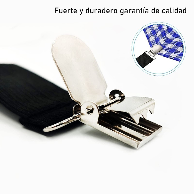 4 Piezas Sujetadores para Sábanas, Ligas Elásticas de Triángulo, Sujetadores