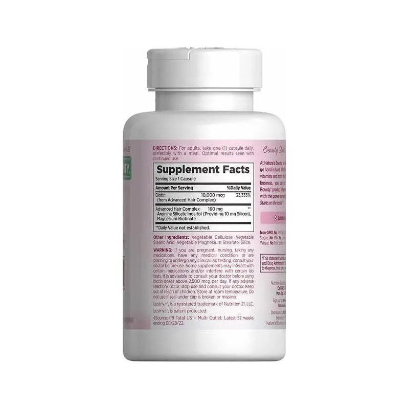 Suplemento Para El Crecimiento Del Cabello, 1 Por Día, Clíni