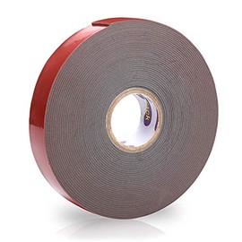 ATack Double-Sided Acrylic Mounting Tape Removable, Gray, 1-Inch x 450-Inch, Waterproof Indoor and Exterior Double Sides Brick Mounting Tape