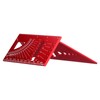 Woodworking Square Size Measure Ruler Aluminum Alloy 3D Mitre 45