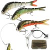 Set of 3 Wobbler Pike Bait Set Artificial Bait in