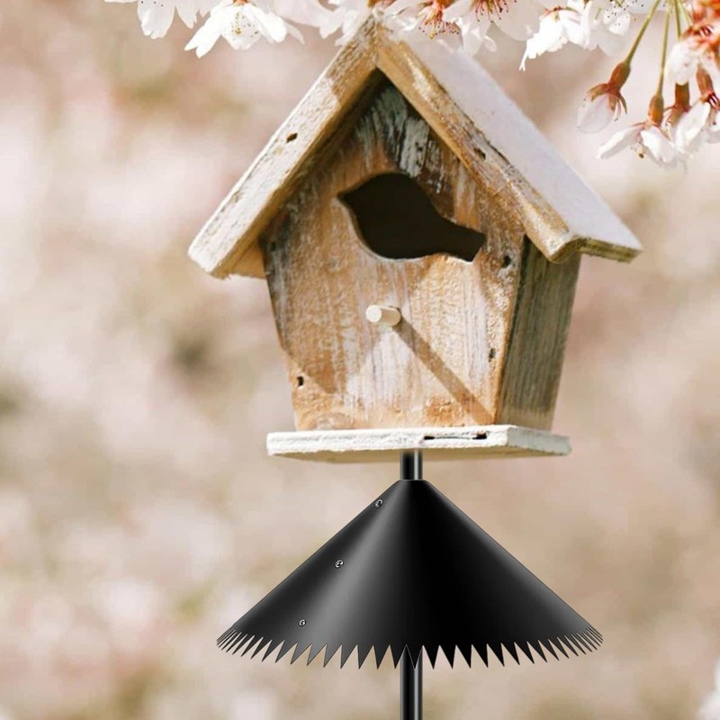 Squirrel Baffle for Bird Feeders, Wrap Around Squirrel Deterrent for