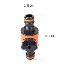 ZYWUOY 2pcs Quick Release Shut-Off Valve Plastic Hose Pipe Faucet Shut-Off Valve Connector Garden Garden Quick Coupling