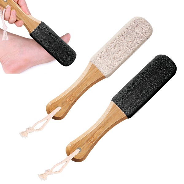 2PCS Foot File, Premium Foot Pumice Stone for Feet with