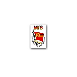 MFS Stasi Sticker Ministry State Security 5 x 7 cm #A3589