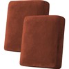 H.VERSAILTEX Velvet Stretch Couch Cushion Cover Plush Cushion Slipcover for