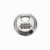 Shiwaki 4 Digital Combination disc Padlock Stainless Steel Rust Padlock