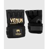 Venum Type: Uni Kontact Gel Gloves Bandages, Black/Gold, L